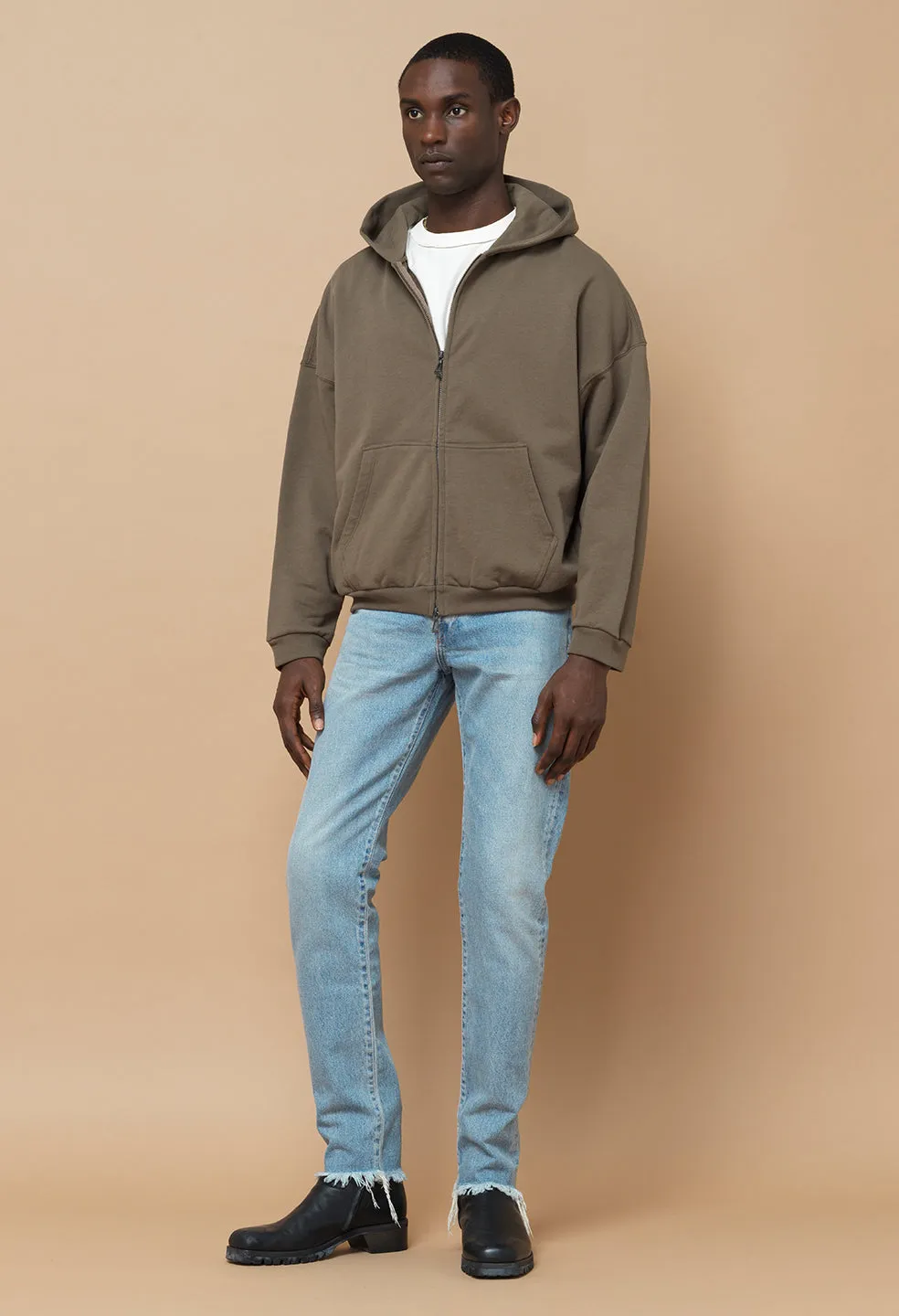 Frances Full Zip / Mocha