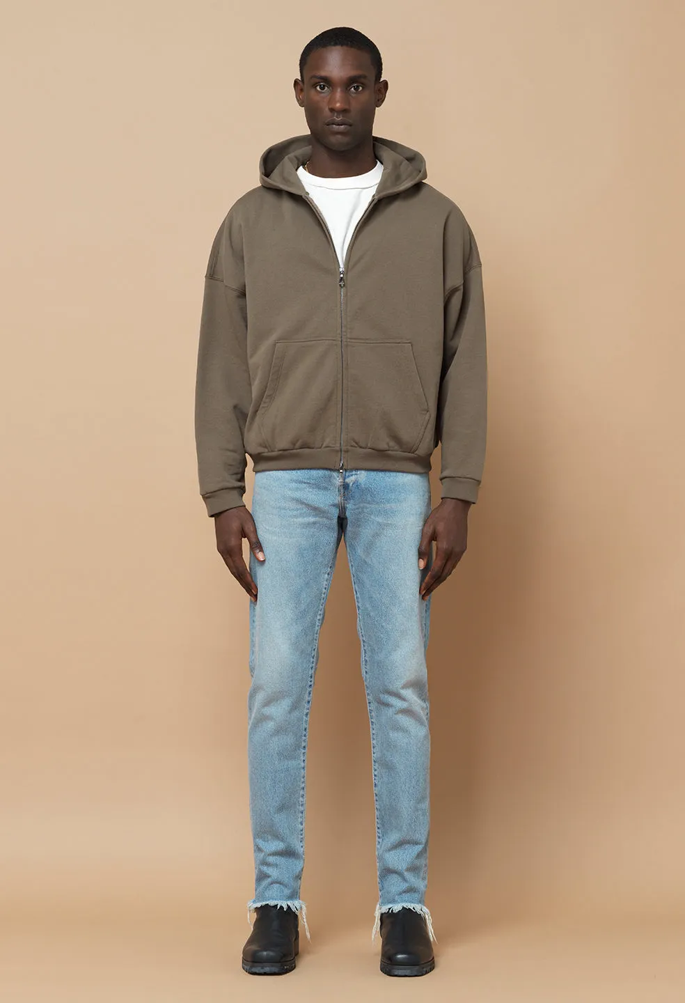 Frances Full Zip / Mocha