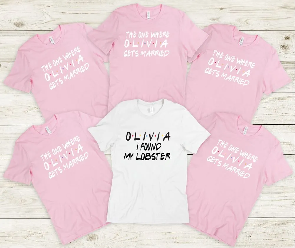 Friends Style Hen Party Pink T-Shirts