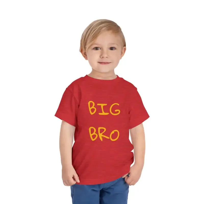 Fun Big Bro Toddler Short Sleeve Tee