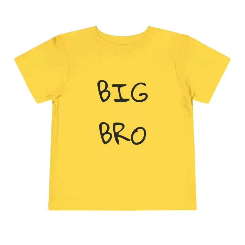 Fun Big Bro Toddler Short Sleeve Tee