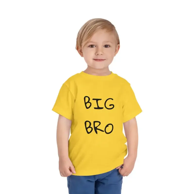 Fun Big Bro Toddler Short Sleeve Tee