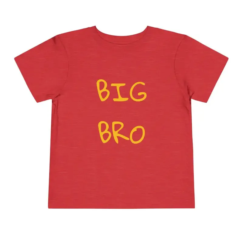 Fun Big Bro Toddler Short Sleeve Tee