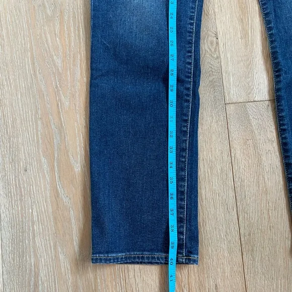 GAP Classic Slim Straight High Rise Stretch Jeans in Dark Wash | Poshmark