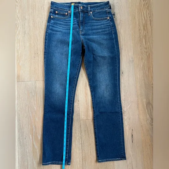 GAP Classic Slim Straight High Rise Stretch Jeans in Dark Wash | Poshmark