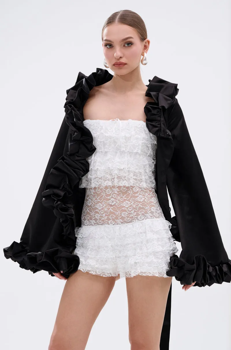 GARDEN PARTY WRAP BLAZER