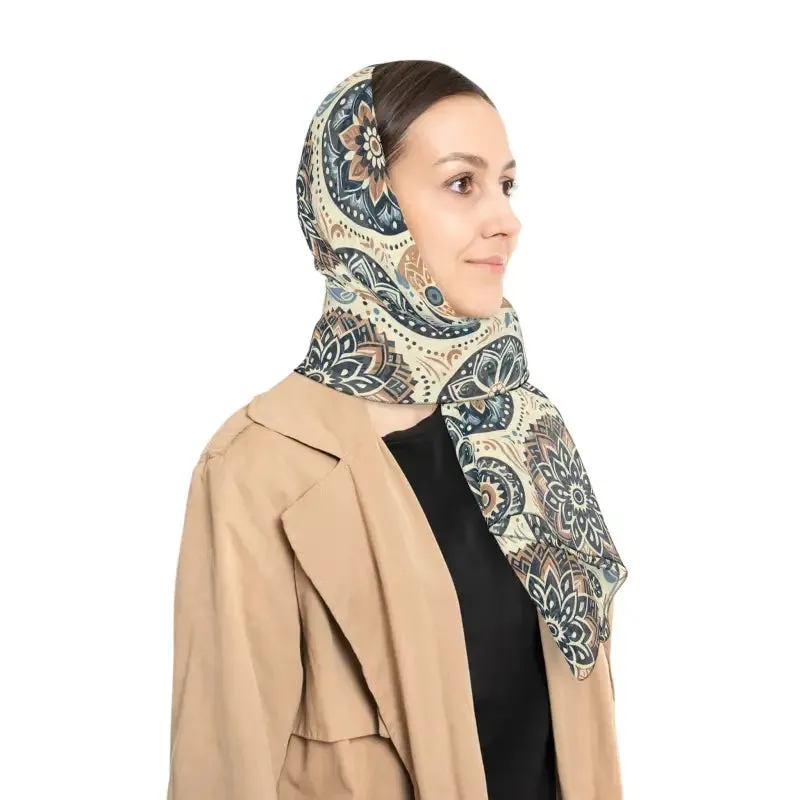 Geometrical Pattern Poly Scarf Elevate your Look