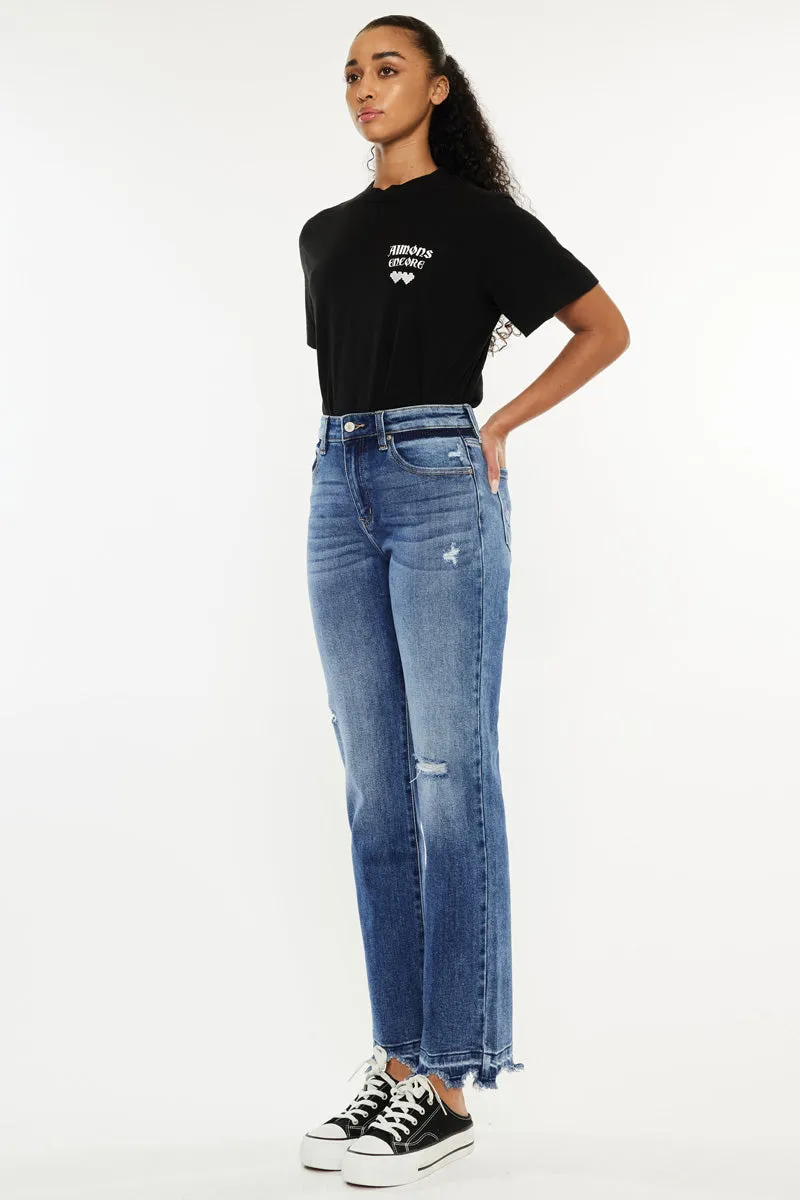 Georgia High Rise Slim Straight