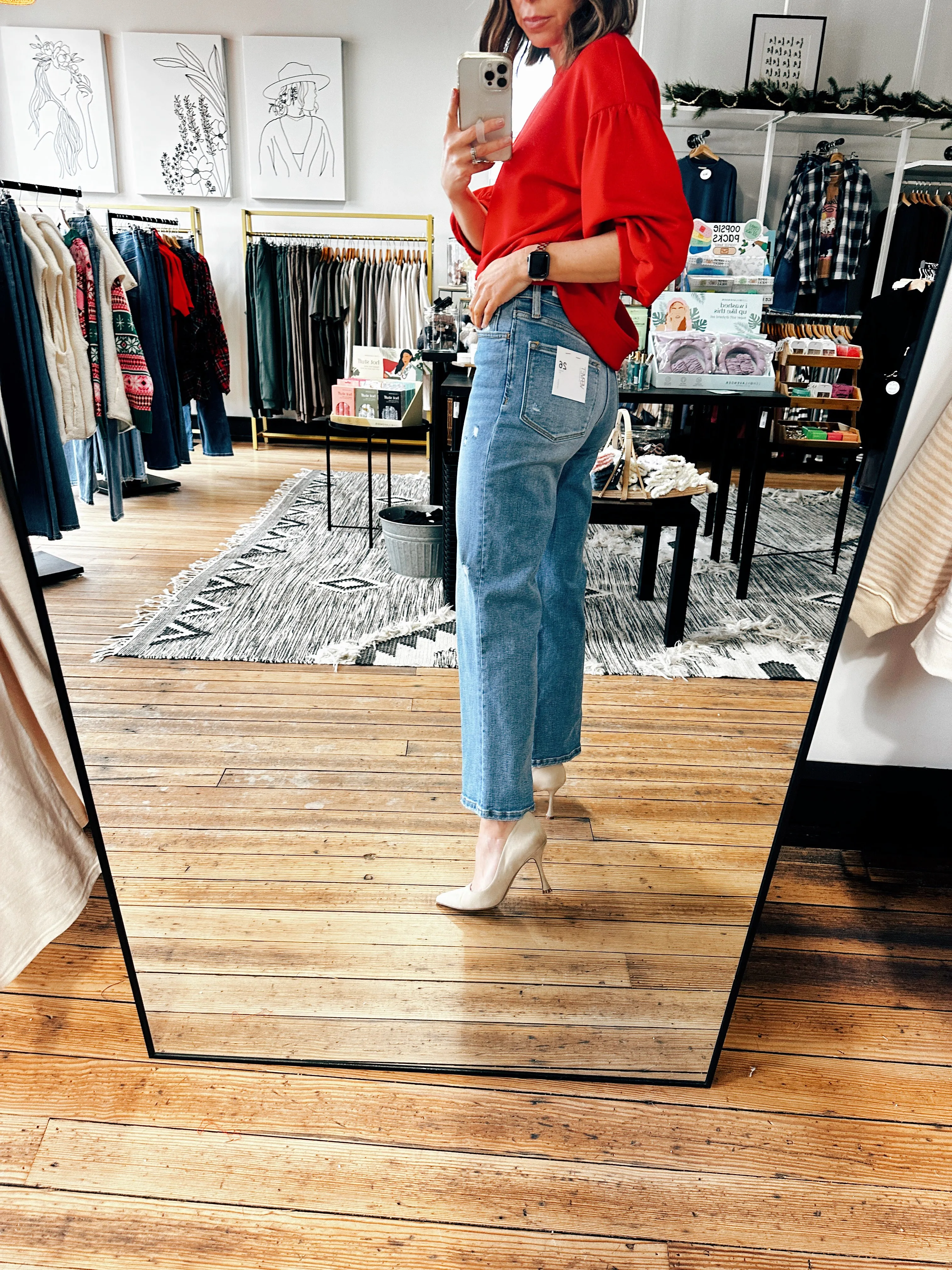 Gigi High Rise Ankle Slim Jeans
