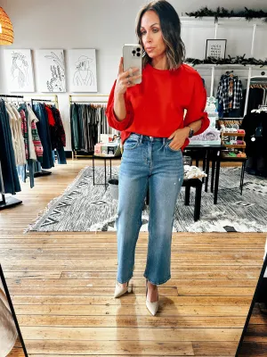 Gigi High Rise Ankle Slim Jeans