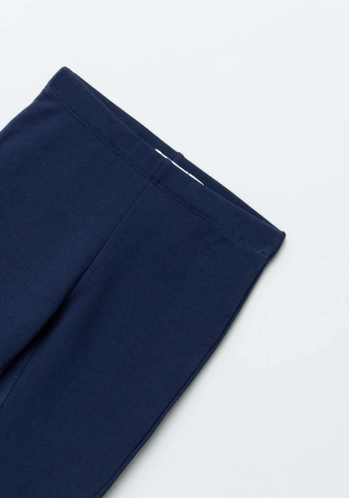 Girls Plush flared trousers - Navy