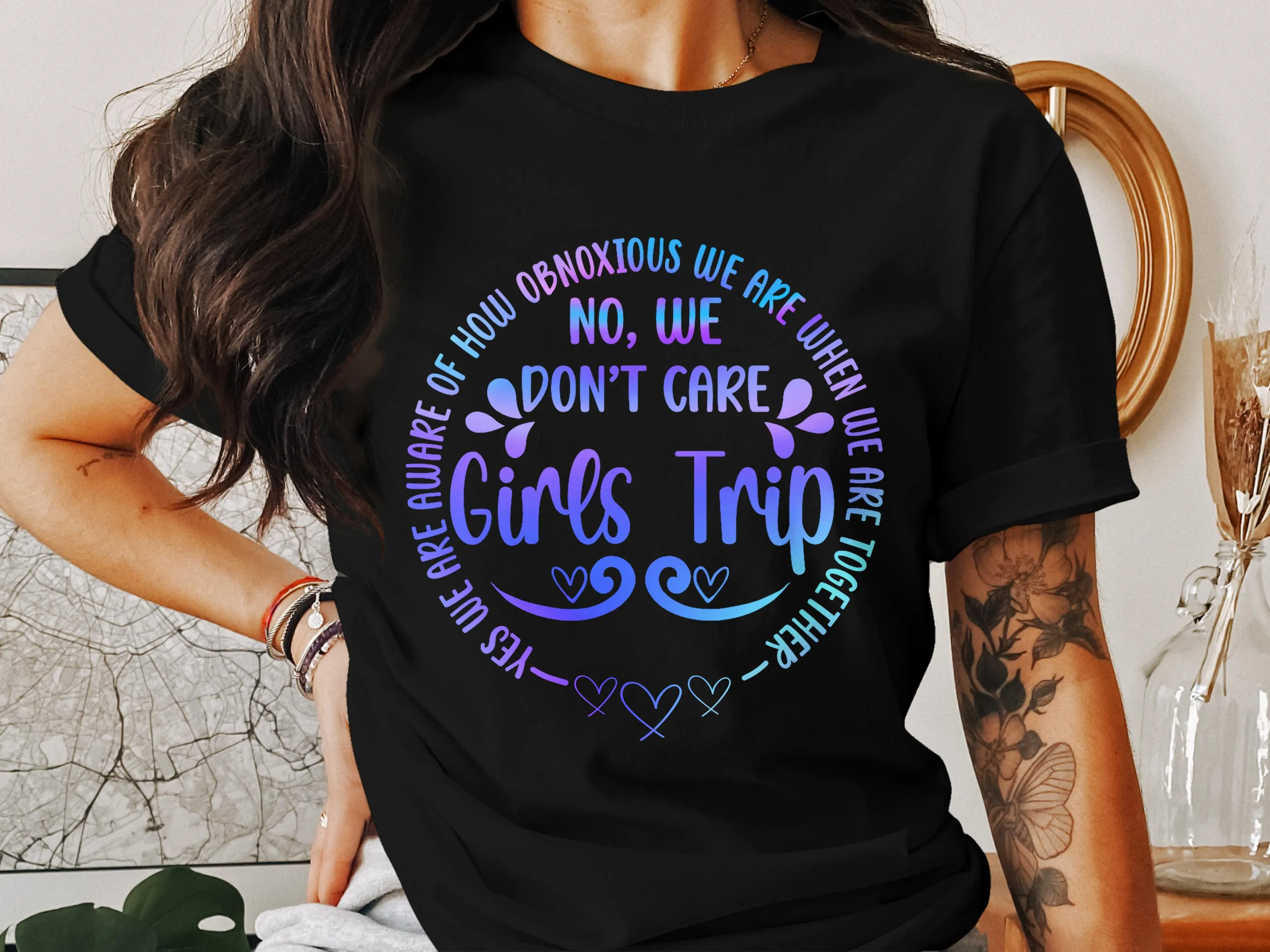 Good Vibes Girls Trip Tee