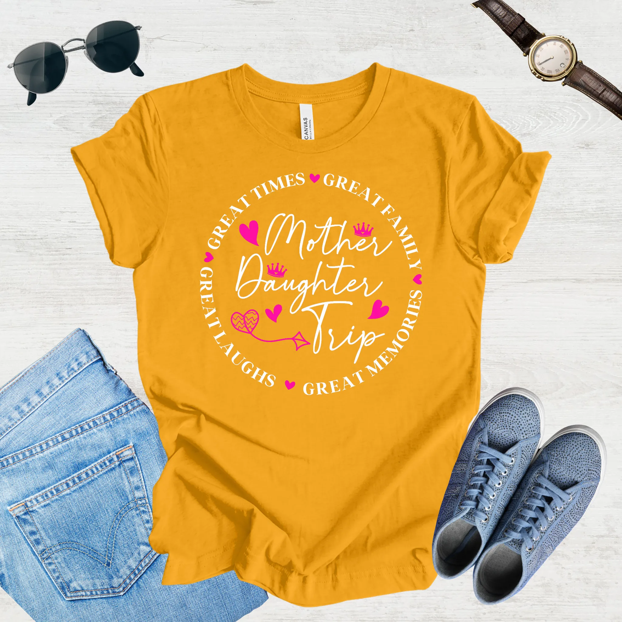 Great Laughs, Greater Memories: Mom & Daughter Trip Tee