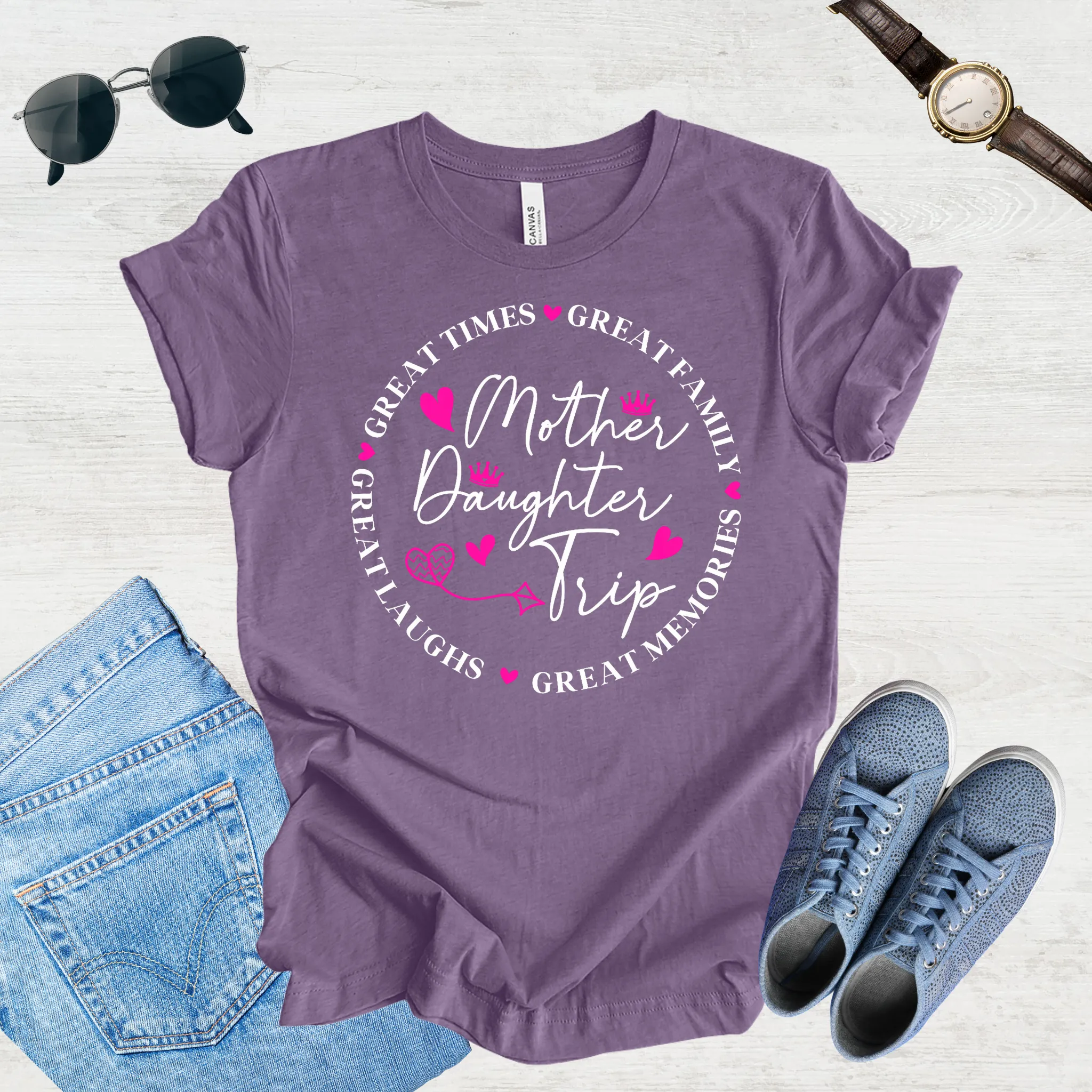 Great Laughs, Greater Memories: Mom & Daughter Trip Tee