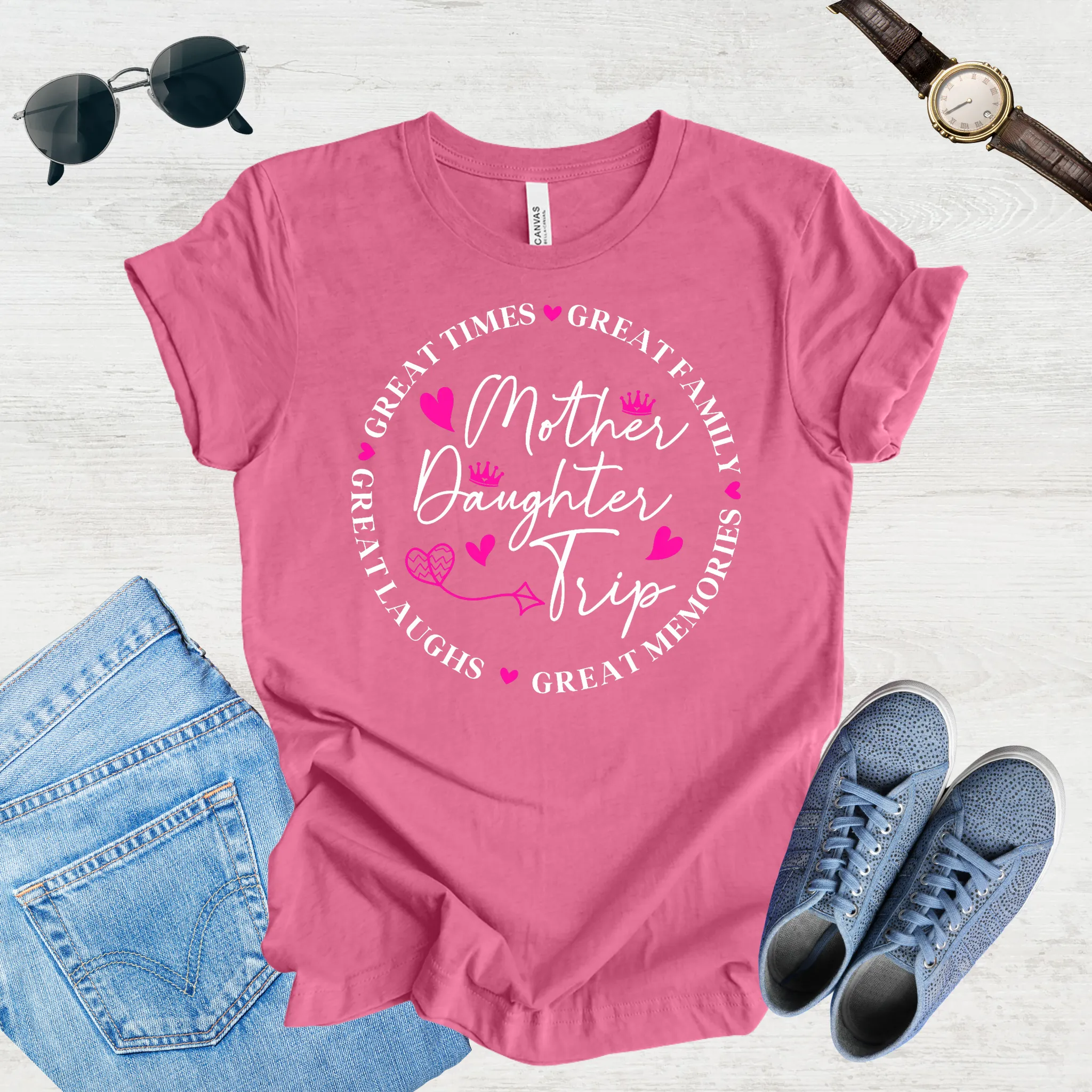 Great Laughs, Greater Memories: Mom & Daughter Trip Tee