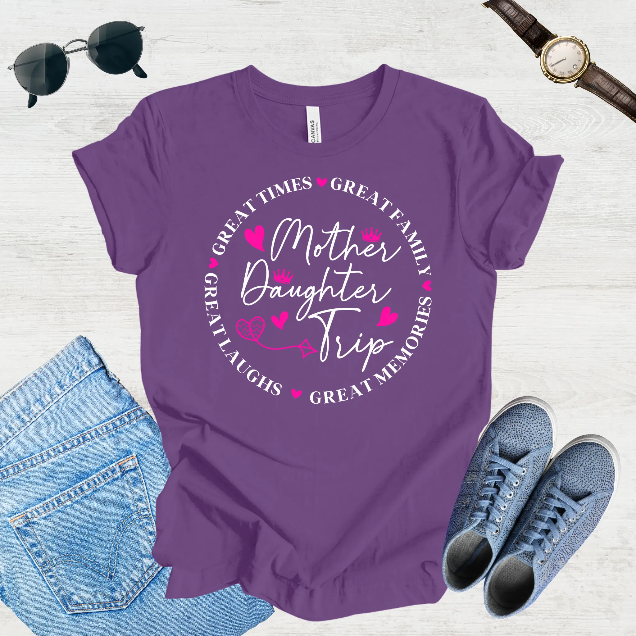 Great Laughs, Greater Memories: Mom & Daughter Trip Tee