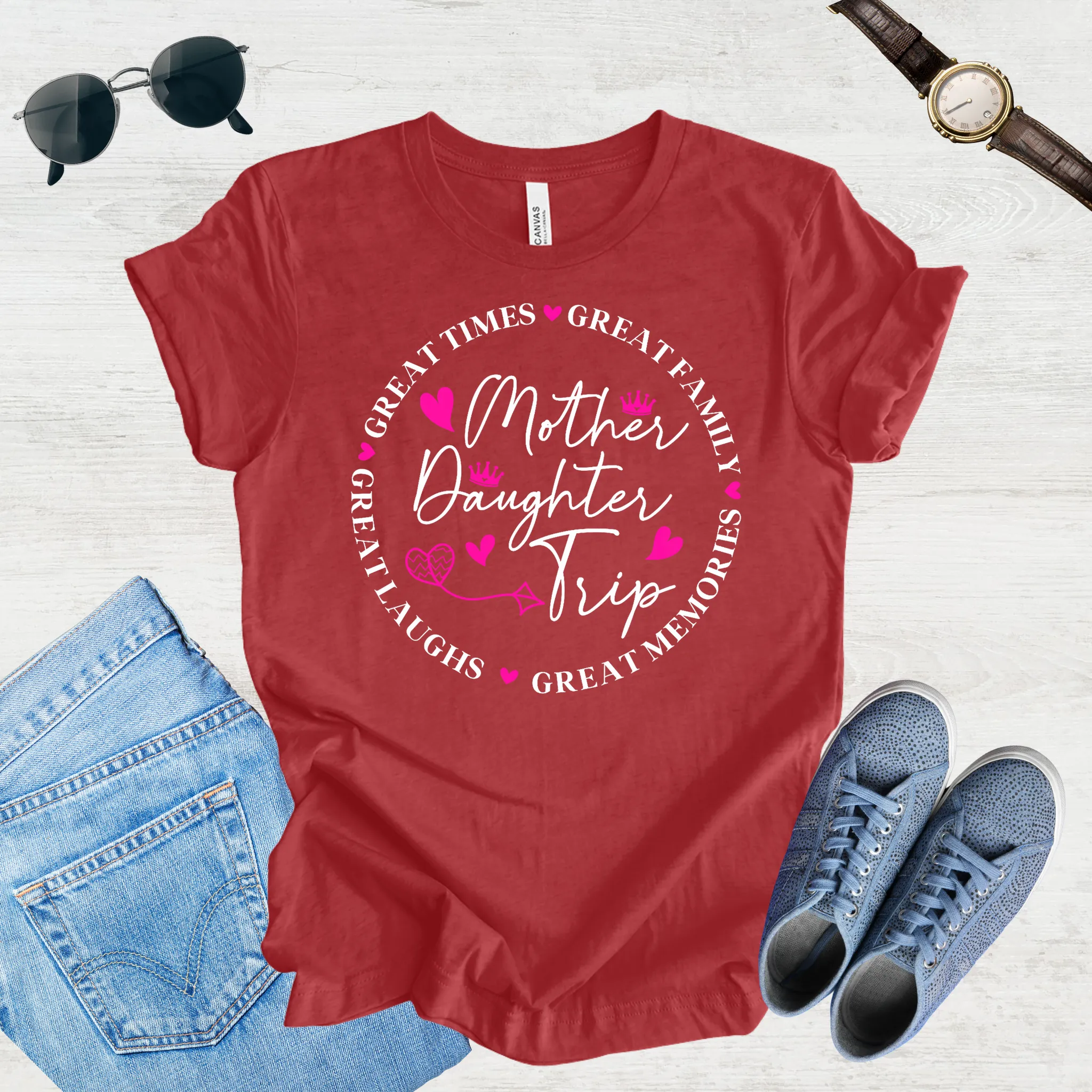 Great Laughs, Greater Memories: Mom & Daughter Trip Tee