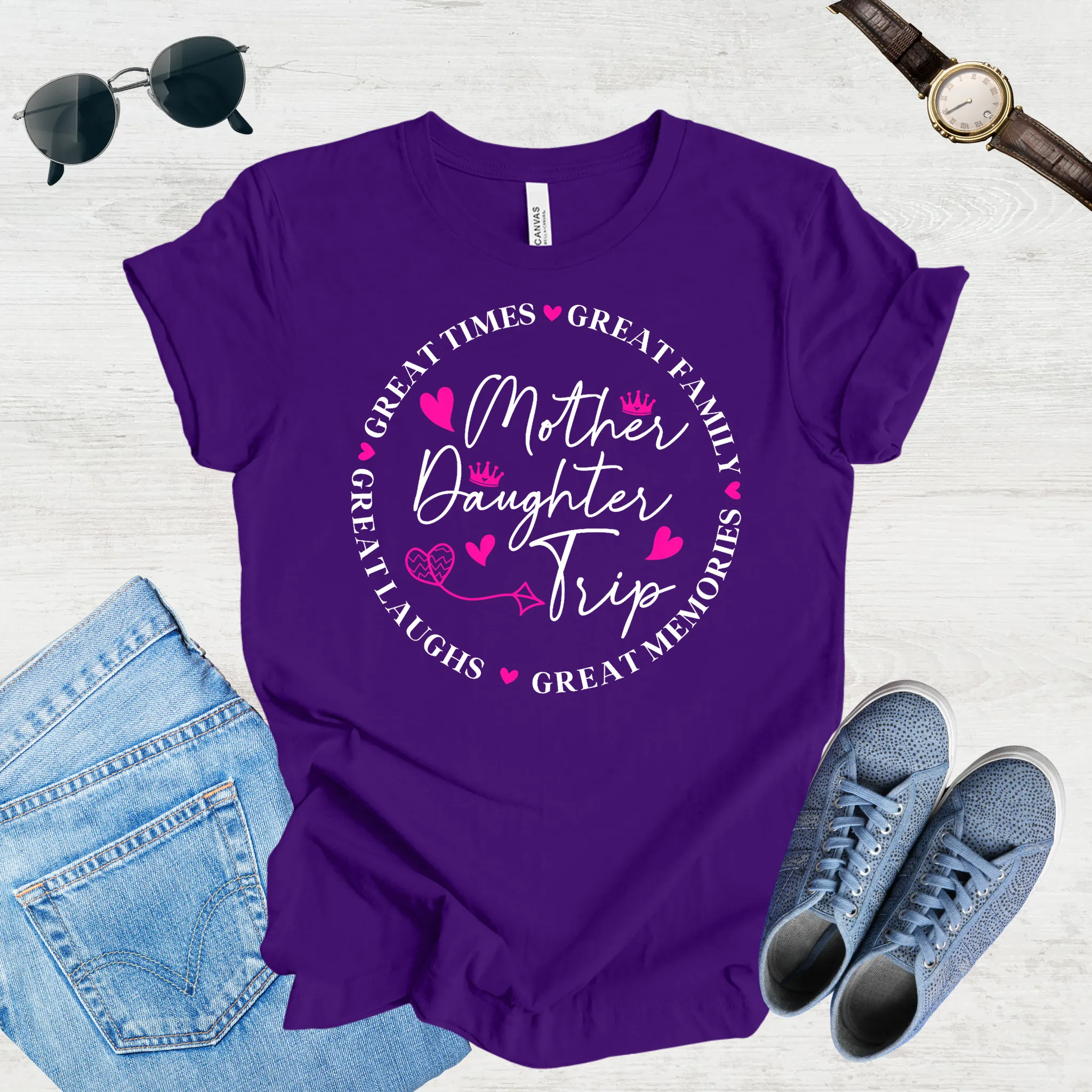 Great Laughs, Greater Memories: Mom & Daughter Trip Tee
