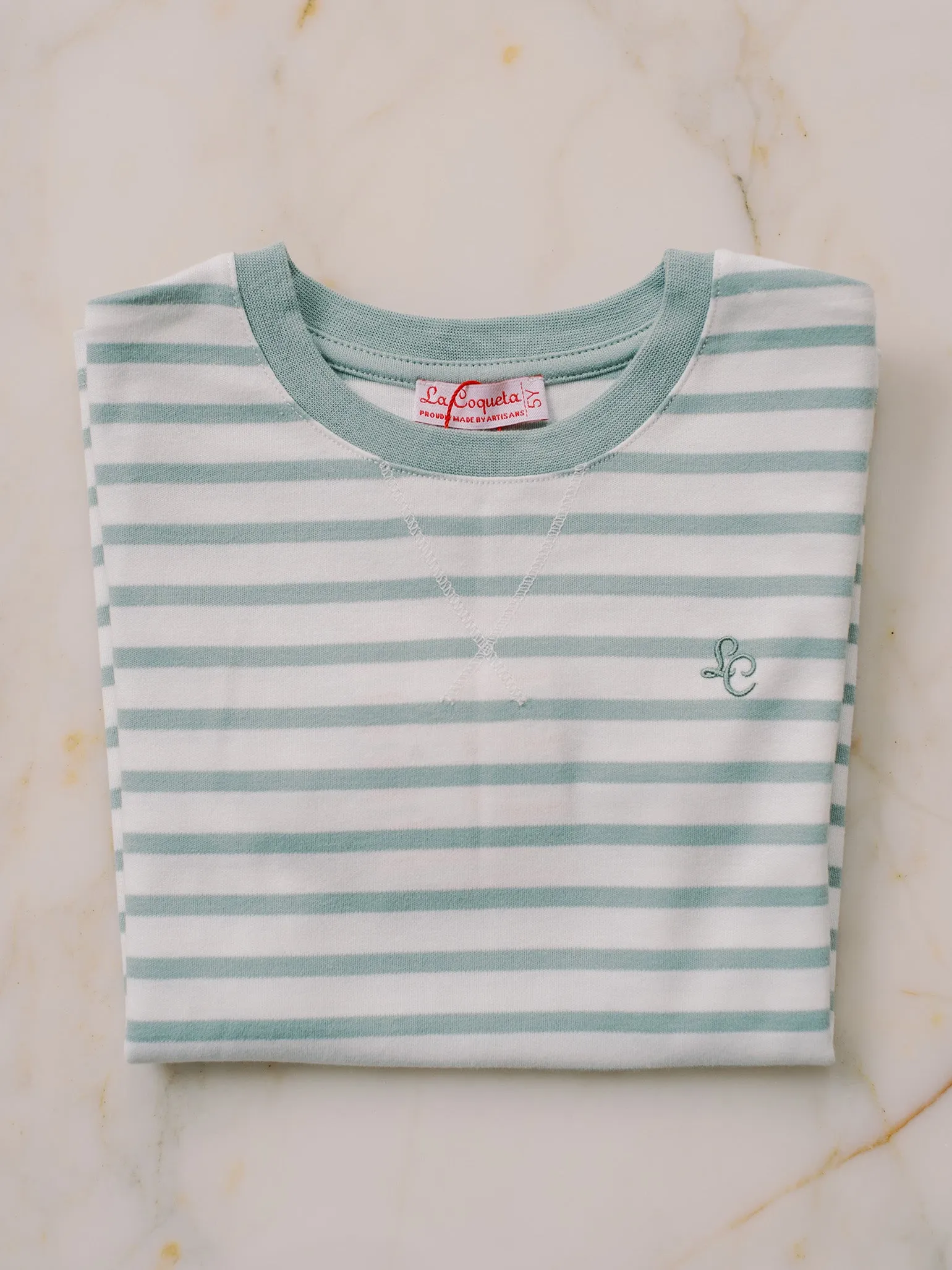 Green Stripe Arturo Kids T-Shirt