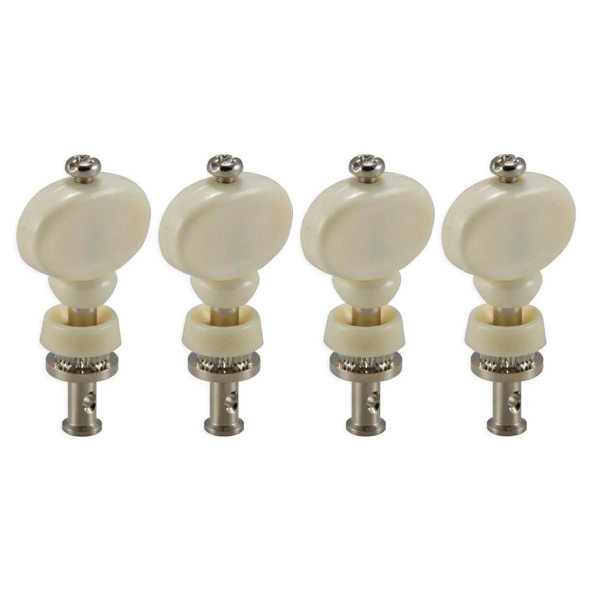 Grover Champion Ukulele Pegs (Set of 4) ~ Nickel