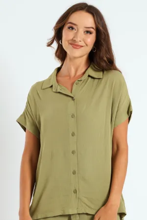 Grown On Sleeve Relaxed Shirt