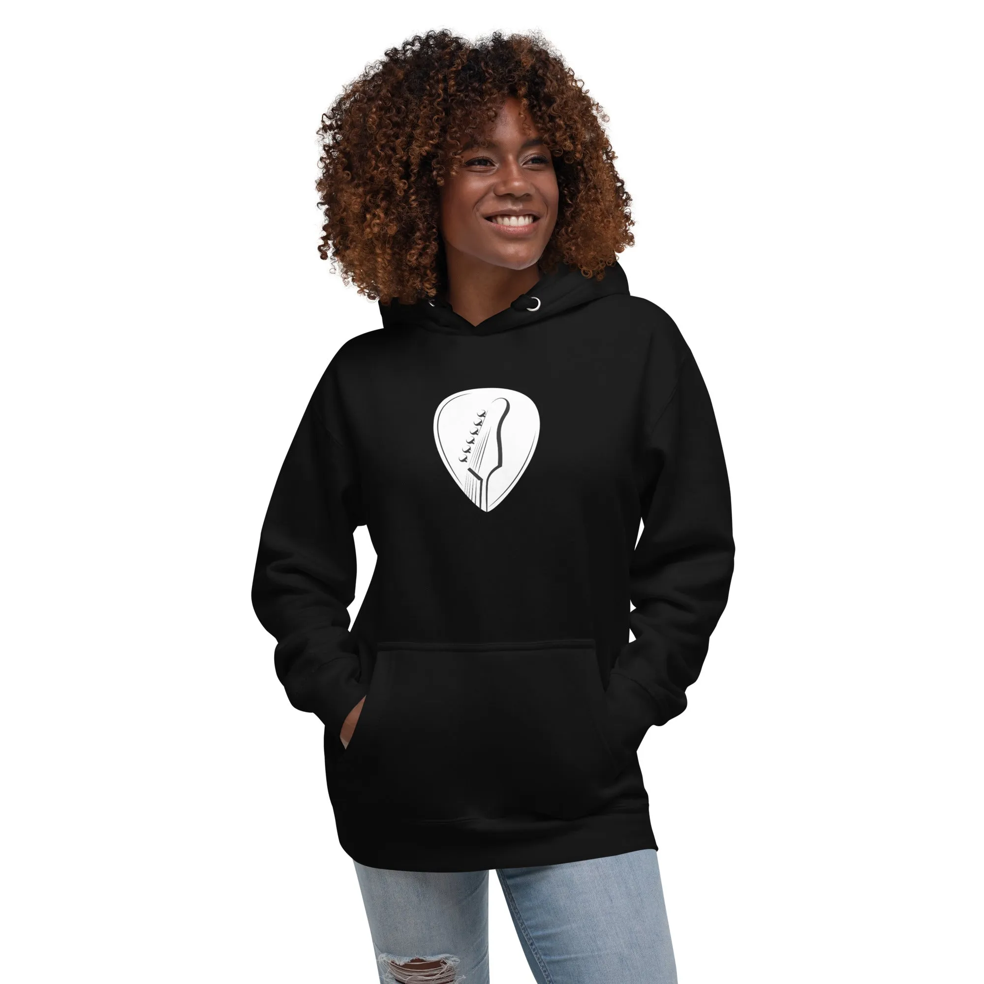 Guitar Head Pick Hoodie