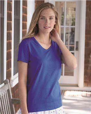 Hanes Women's Tagless® V-Neck T-Shirt - 5780