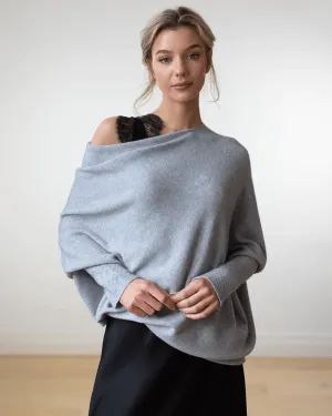 Hannah  | Elegant off-shoulder women's cardigan