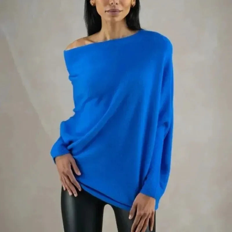 Hannah  | Elegant off-shoulder women's cardigan