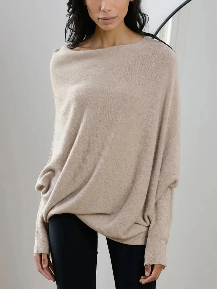 Hannah  | Elegant off-shoulder women's cardigan