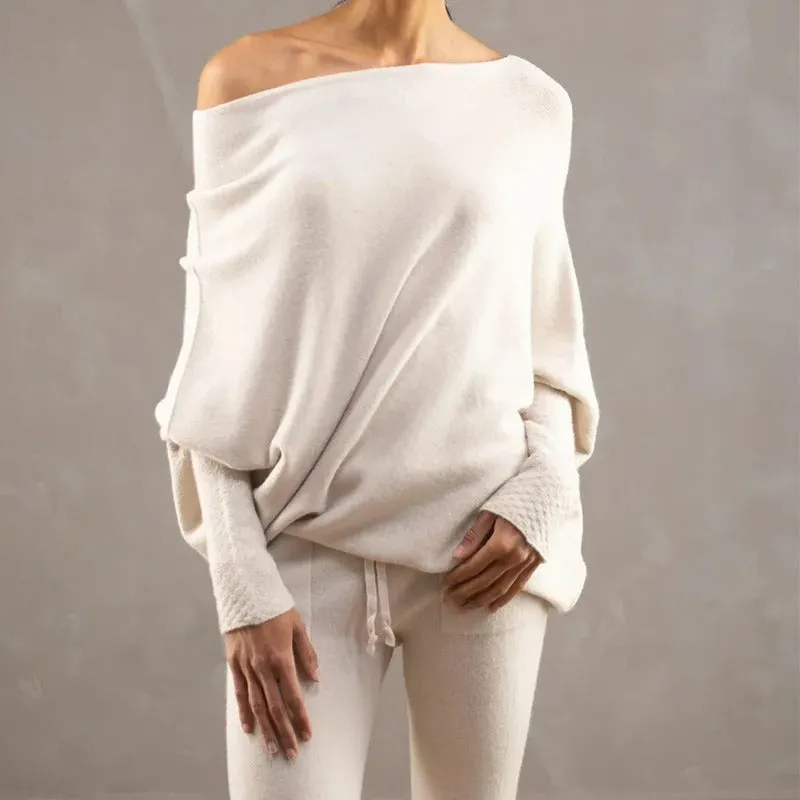 Hannah  | Elegant off-shoulder women's cardigan