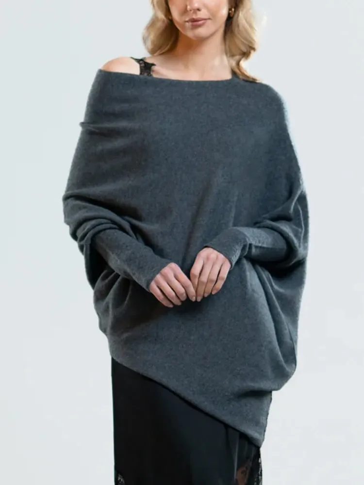 Hannah  | Elegant off-shoulder women's cardigan