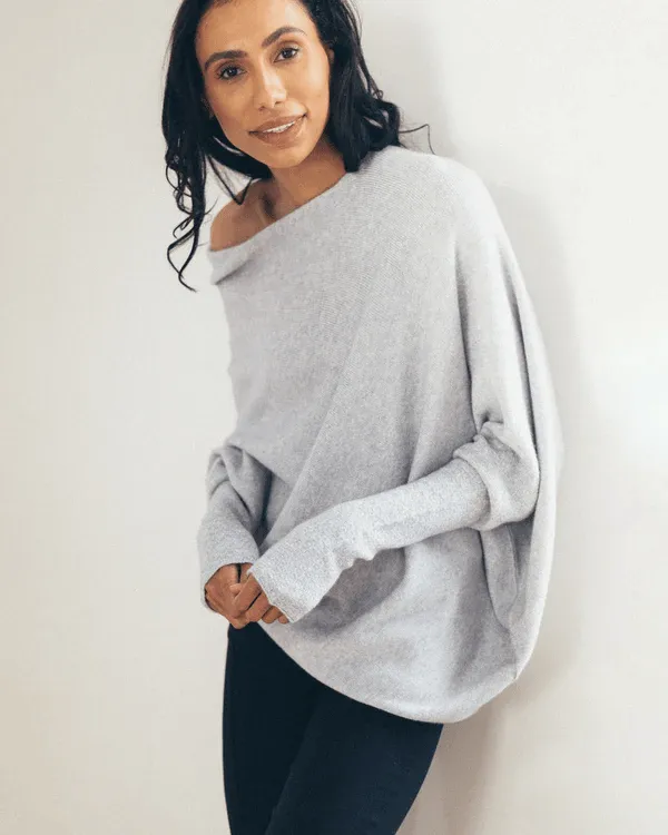 Hannah  | Elegant off-shoulder women's cardigan
