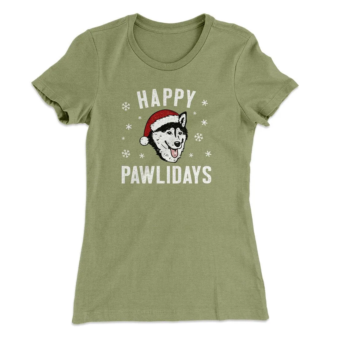 Happy Pawlidays Women's T-Shirt