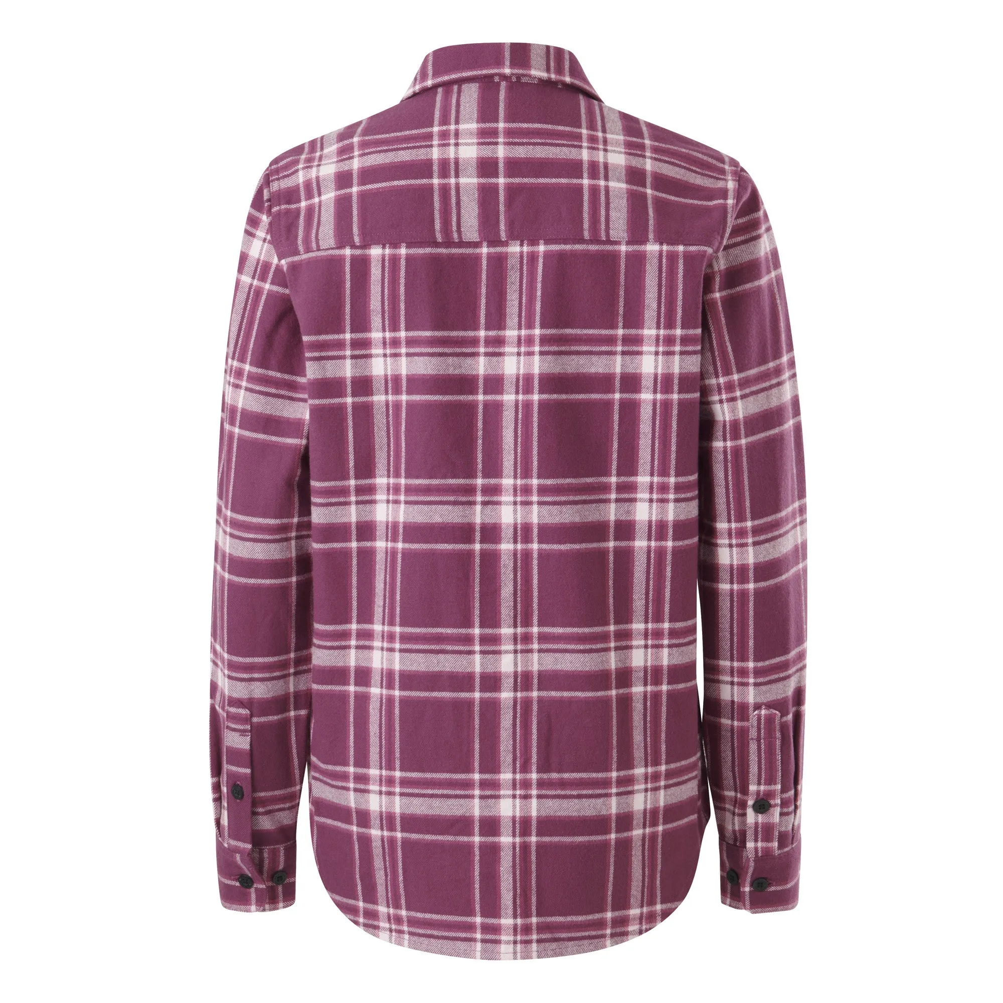 Hard Yakka Women's Check Flannie - Plum