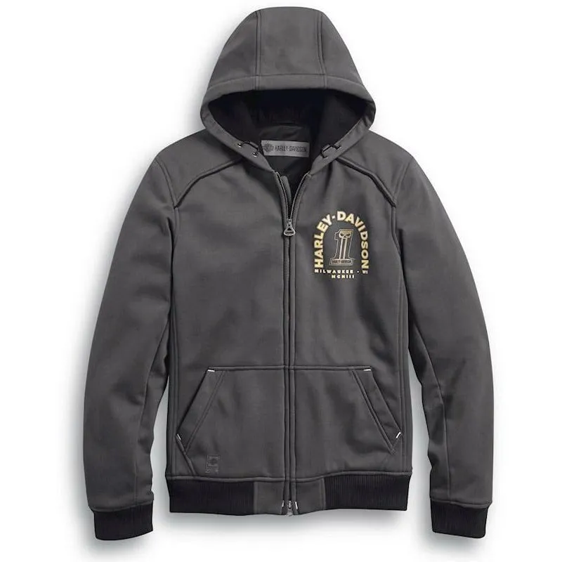 Harley-Davidson® Men's Arterial Abrasion-Resistant Slim Fit Riding Sweatshirt