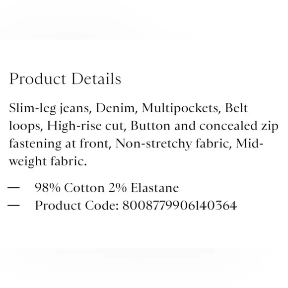 Helmet Lang Femme Hi Spikes High-Rise Slim-Leg Jeans Size 25