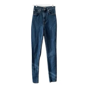 Helmet Lang Femme Hi Spikes High-Rise Slim-Leg Jeans Size 25