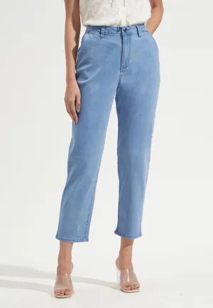 High Waist Slim Jeans