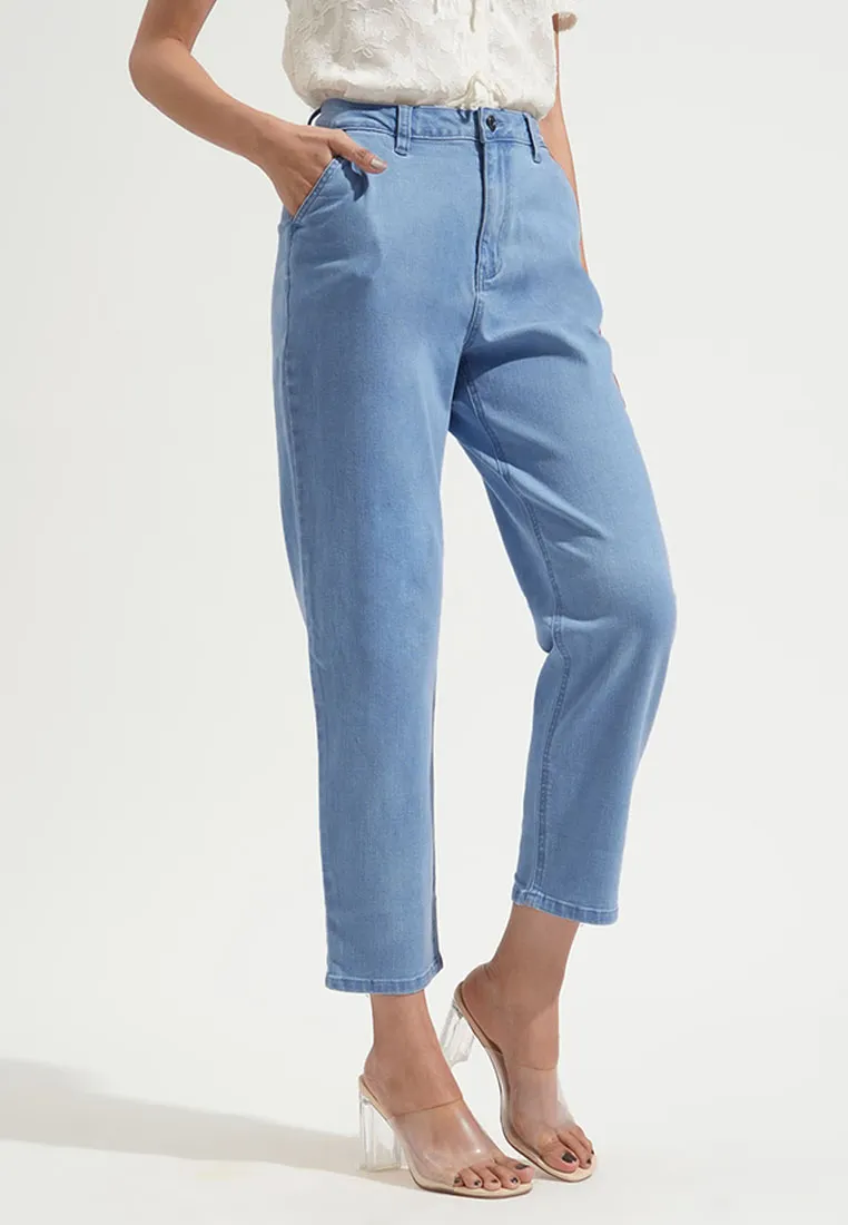 High Waist Slim Jeans