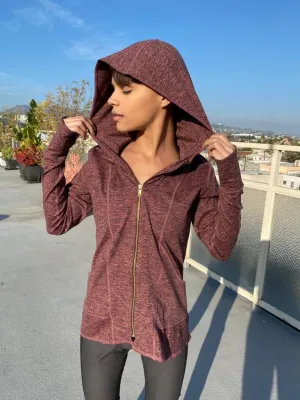 HOODIE MICROFIBER ROSE GOLD