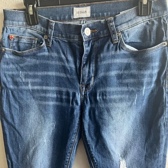 Hudson Women's Natalie Mid-Rise Ankle Skinny Jeans Size 28 Style NWMA409ZPZ