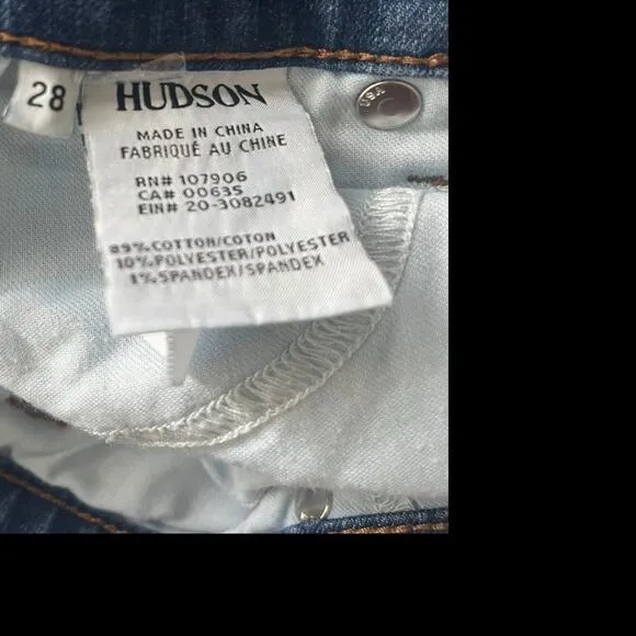 Hudson Women's Natalie Mid-Rise Ankle Skinny Jeans Size 28 Style NWMA409ZPZ