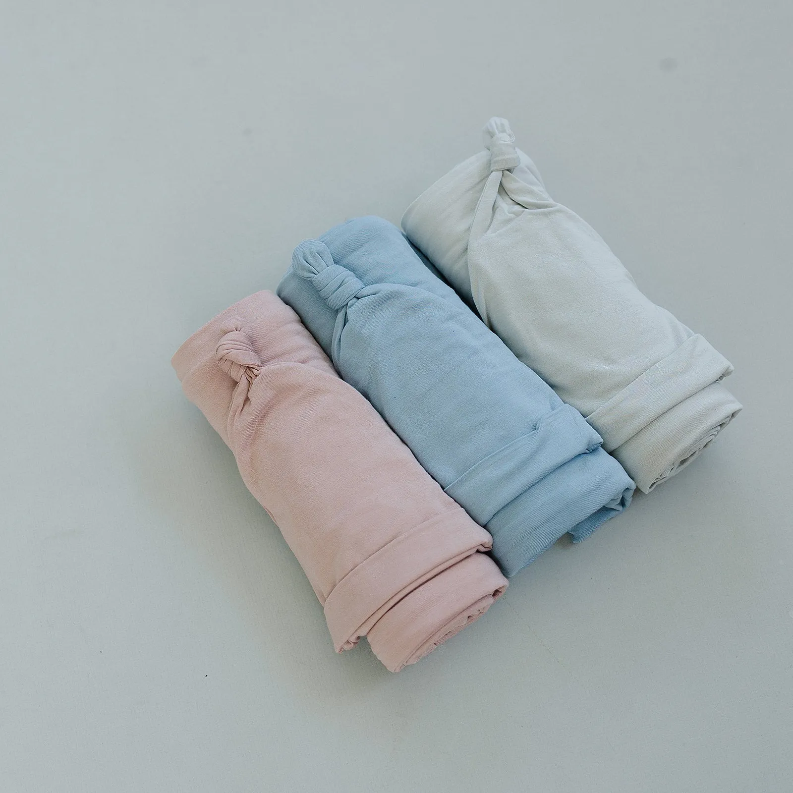 HUGBUG Bamboo Ash Swaddle | Hat Set