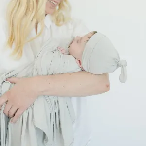 HUGBUG Bamboo Ash Swaddle | Hat Set