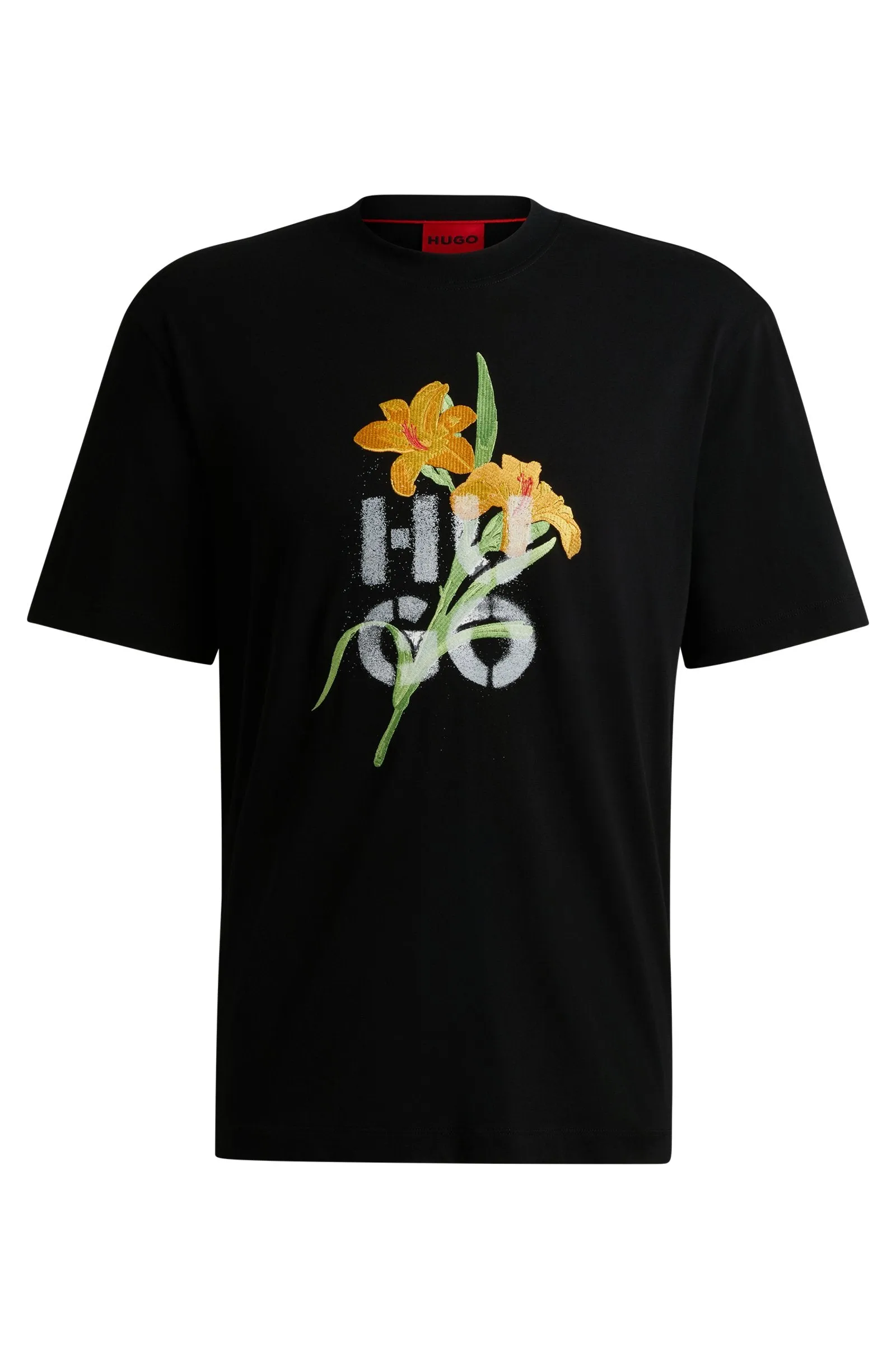 HUGO T-Shirts Relaxed Fit in Cotton - DILABLUMI 10262441 01-50517841