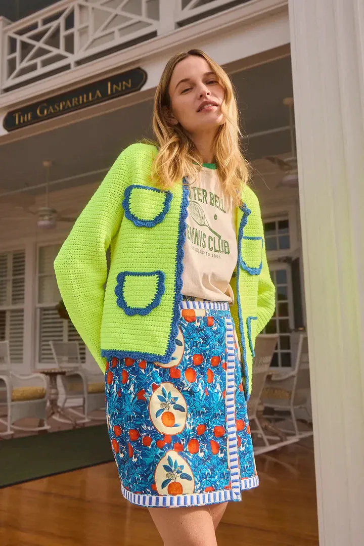 Hunter Bell-Powell Skirt-Orange Grove