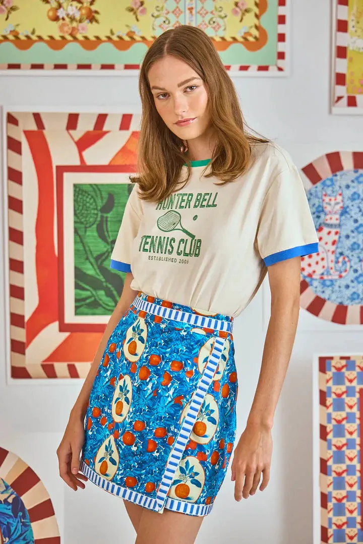 Hunter Bell-Powell Skirt-Orange Grove