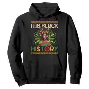 I Am Black History Hoodie African American Women Pretty Butterfly TS09