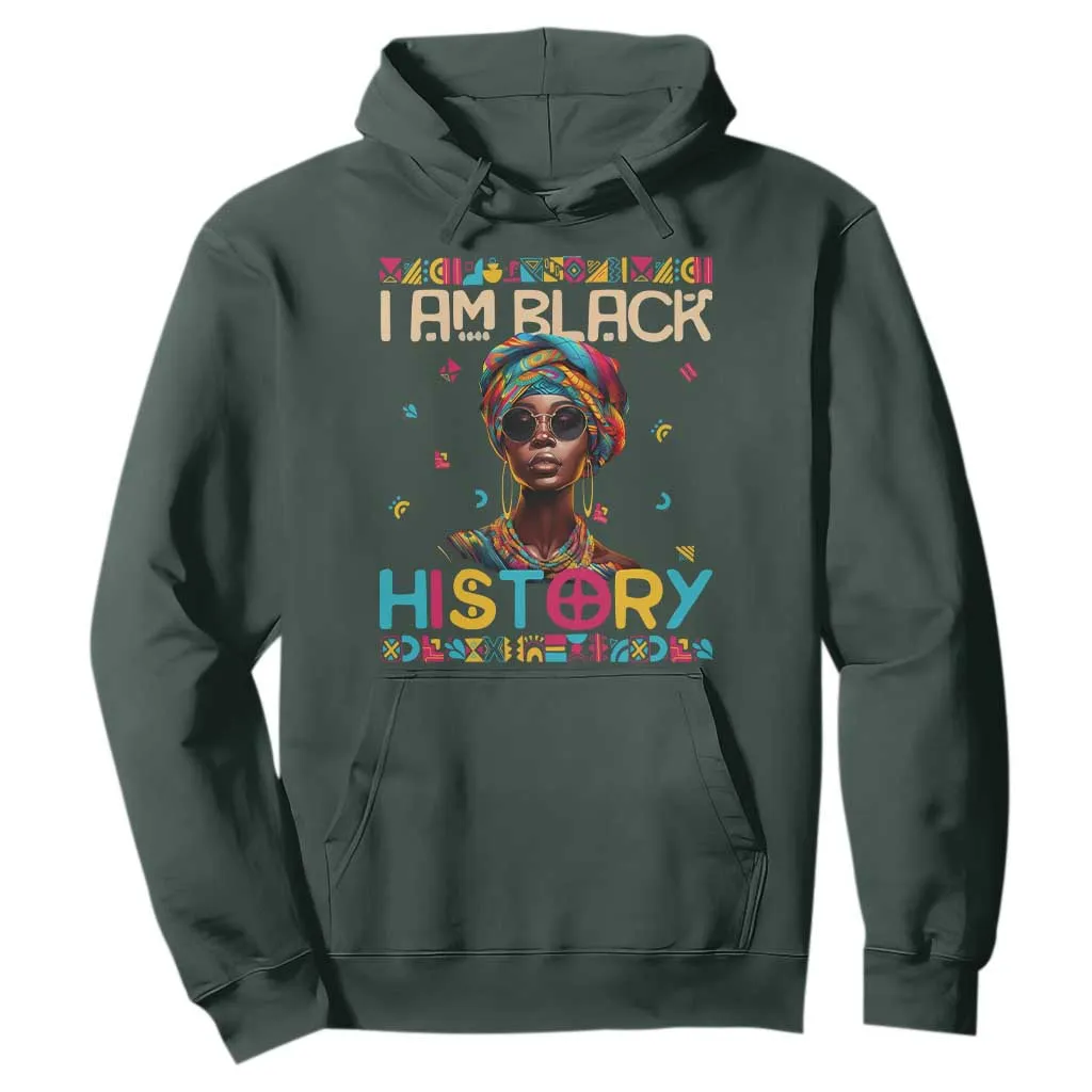 I Am Black History Hoodie African American Women Pretty TS09